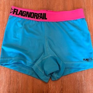 Flag not fail booty shorts